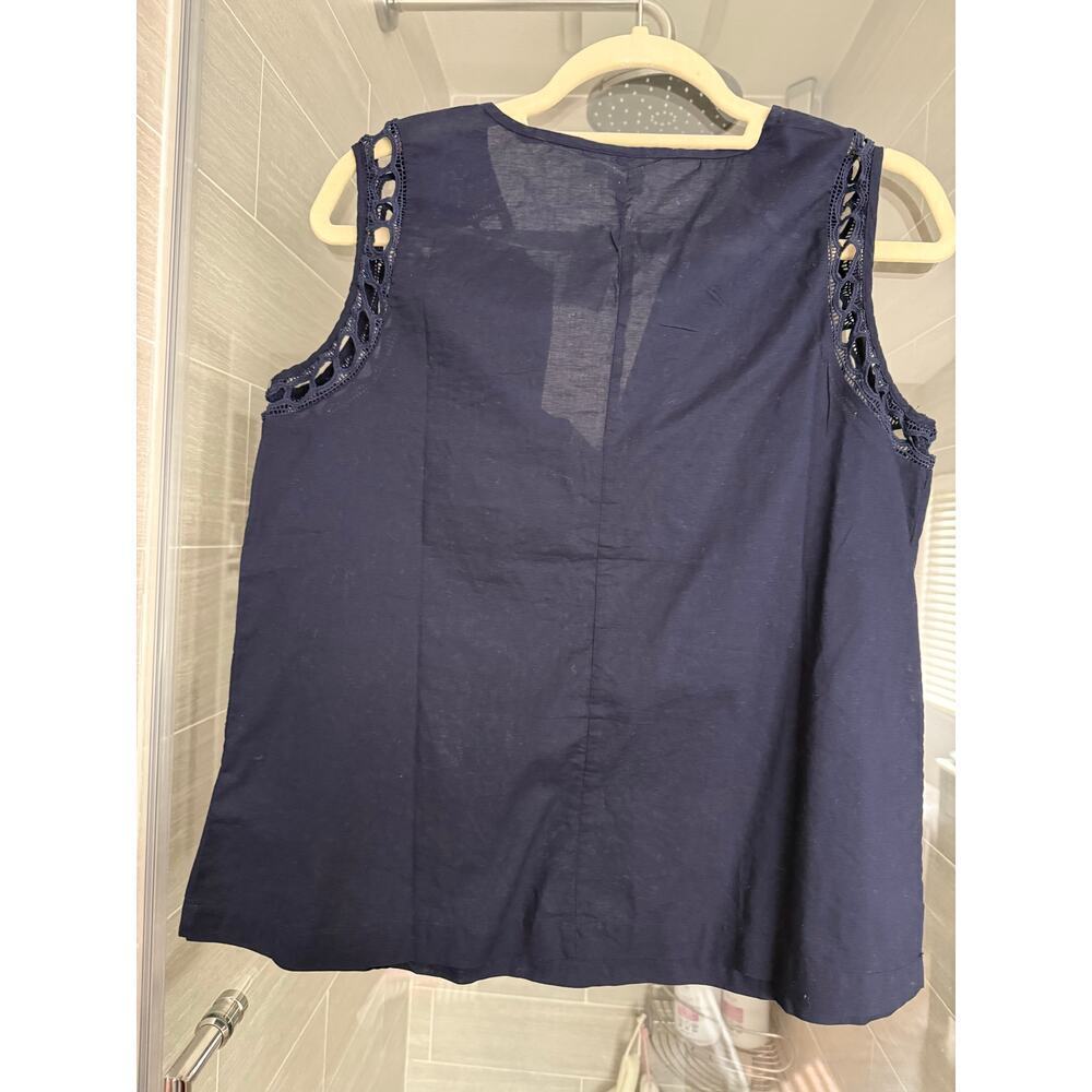 GAP SLEEVELESS TOP - DARK BLUE - SIZE S - Picture 5 of 5